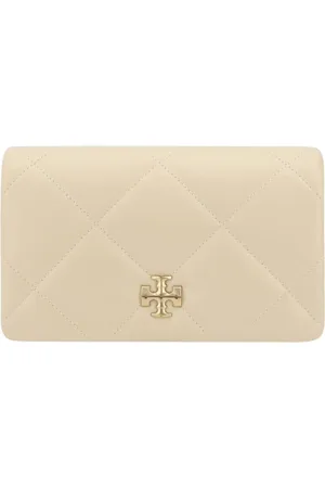 Tory Burch Taske, Dame, , ONE SIZE, Læder, Sort Chevron Quiltet Læder Crossbody Taske