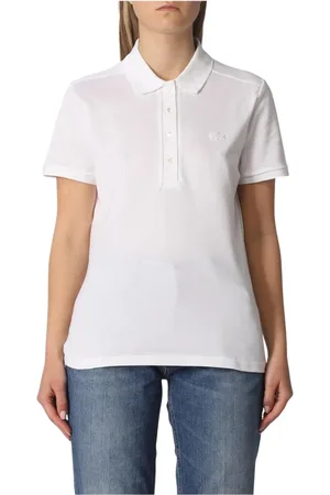 Lacoste Top, Dame, Hvid, XL, Bomuld, Tidløs Hvid Polo Skjorte