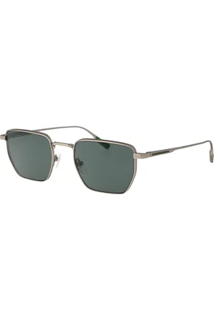 Lacoste Tilbehør, Herre, Grå, 52 MM, Uld, Stilfulde solbriller med L260S model