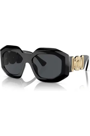 VERSACE Tilbehør, unisex, Sort, ONE SIZE, Uld, Stilfulde Sole Solbriller