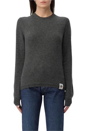 Bally Strik, Dame, Sort, M, Cashmere, Sort Cashmere Pullover Sweater