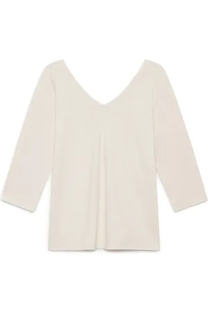 Maliparmi Top, Dame, Hvid, L, Uld, Jersey T-shirt i blødt materiale