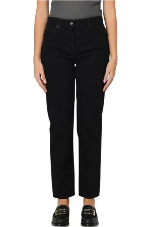 Fendi Jeans, Dame, Sort, S, Sort Distressed Skinny Jeans