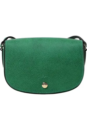 Longchamp Taske, Dame, Grøn, ONE SIZE, Læder, Grøn Crossbody Taske til Kvinder