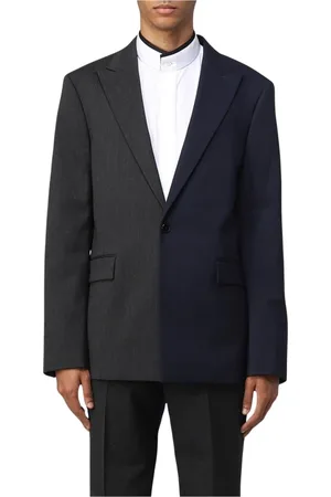 Karl Lagerfeld Jakke, Herre, Blå, XL, Skræddersyet enkeltknap blazer