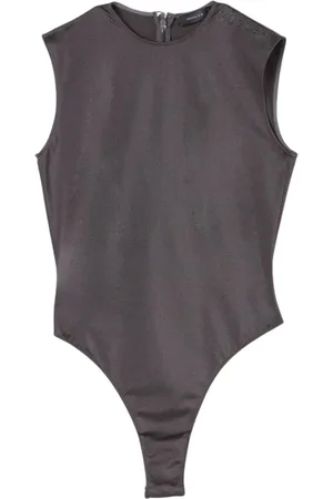 MUGLER Top, Herre, Grå, S, Grå Ærmeløs Top