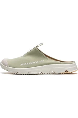 Salomon Sko, unisex, Grøn, 44 2/3 EU, Suede, Komfort Slide Sandaler