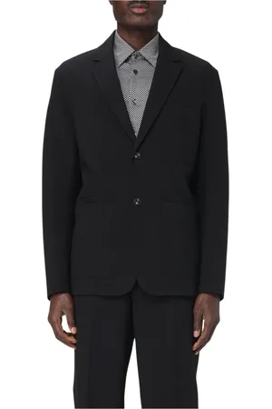 Emporio Armani Jakke, Herre, Sort, XL, Marinevævet Blazer