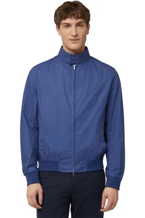 HARMONT&BLAINE Jakke, Herre, Blå, 2XL, Bomberjakke MED Kant