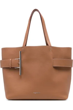 Alexander McQueen Taske, Dame, Brun, ONE SIZE, Brun Shopper Taske