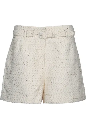 Self-Portrait Shorts, Dame, , XS, Creme Boucle Shorts
