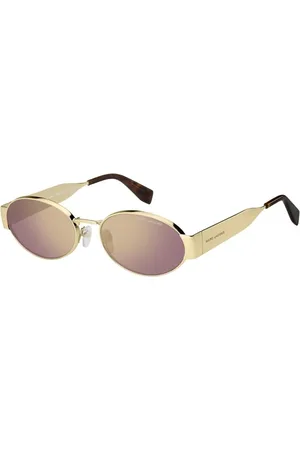 Marc Jacobs Tilbehør, Dame, Gul, 58 MM, Elegant solbriller lyserød & lilla
