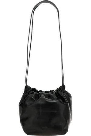 Jil Sander Taske, Dame, Sort, ONE SIZE, Uld, Sort Læder Skuldertaske