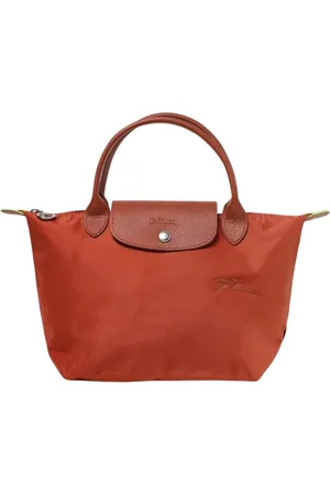 Longchamp Taske, Dame, Brun, ONE SIZE, Uld, Mini Tote Taske i Grå