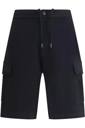 Brunello Cucinelli Shorts, Herre, Sort, S, Uld, Stilfulde Bermuda Shorts til Mænd