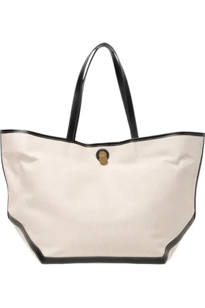 Fabiana Filippi Taske, Dame, , ONE SIZE, Læder, Sort læder trim tote taske
