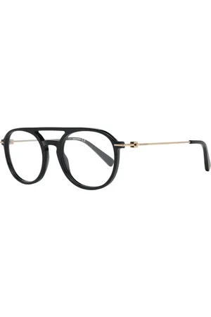 Dsquared2 Tilbehør, unisex, Sort, ONE SIZE, Uld, Sorte runde briller Stilfulde og holdbare