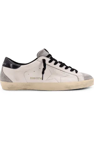 Golden Goose Sko, Herre, Hvid, 44 EU, Læder, Læder Skate Sneakers med Stjernedetalje