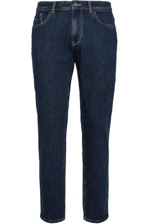 Boggi Milano Jeans, Herre, Blå, W33, Denim, Stretch Denim Jeans
