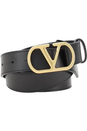 VALENTINO GARAVANI Tilbehør, Dame, Sort, 90 CM, Læder, VLogo Bælte