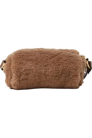 Max Mara Taske, Dame, Brun, ONE SIZE, Uld, Shearling Clutch Taske