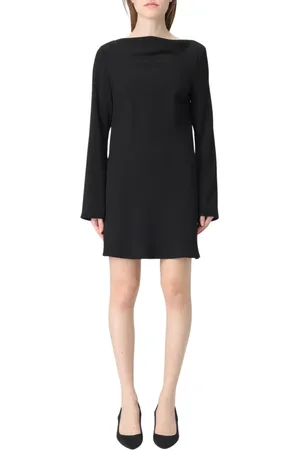 ANIYE BY Kjole, Dame, Sort, M, Sort Boat Neck A-Line Kjole