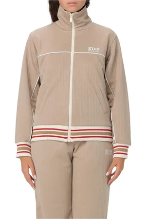 Golden Goose Sweathshirts & Hoodies, Dame, , S, Uld, Ribbet Tracksuit Jakke