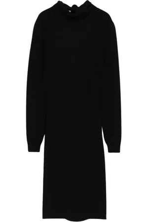 Givenchy Kjole, Dame, Sort, M, Cashmere, Elegant Cashmere Sweater Dress