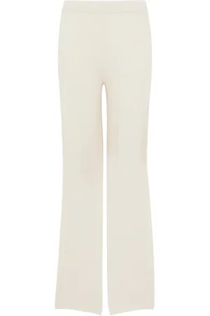 KANGRA CASHMERE Bukser, Dame, , S, Uld, Hvid T-shirt til kvinder