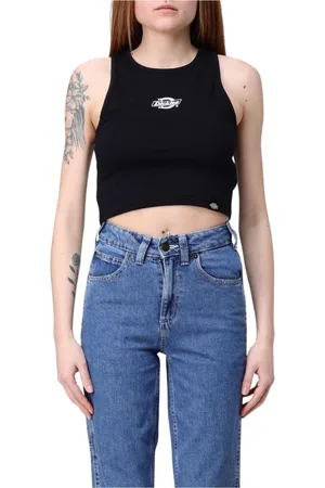 Dickies Top, Dame, Sort, XS, Sort Crew Neck T-Shirt