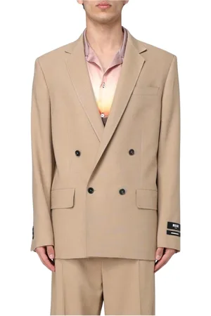 Msgm Jakke, Herre, , L, Uld, Uld Dobbelt-Breasted Blazer