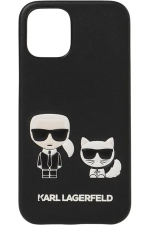 Karl Lagerfeld Tilbehør, Herre, Sort, ONE SIZE, Uld, iPhone-etui