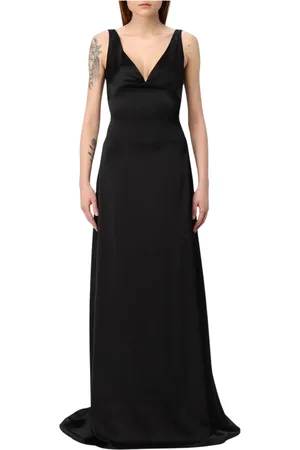 Dsquared2 Kjole, Dame, Sort, S, Elegant Sort Maxi Kjole Kvinde