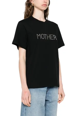 Stella McCartney Top, Dame, Sort, M, Sort Crew Neck T-shirt