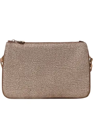 Borbonese Taske, Dame, , ONE SIZE, Uld, Ivory Læder Skuldertaske