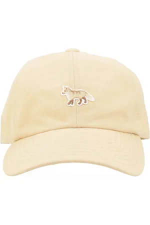 Maison Kitsuné Tilbehør, Herre, , ONE SIZE, Baby Fox Kasket i Hvid
