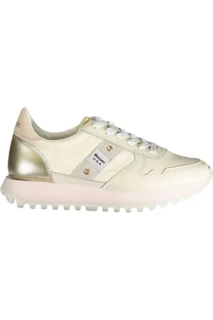 Blauer Sko, Dame, , 40 EU, Sporty Sneaker med Kontrastdetaljer
