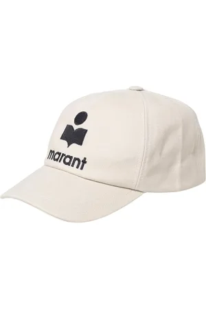 Isabel Marant Tilbehør, Dame, , 59 CM, Bomuld, Elegant Baseball Cap i Ecru
