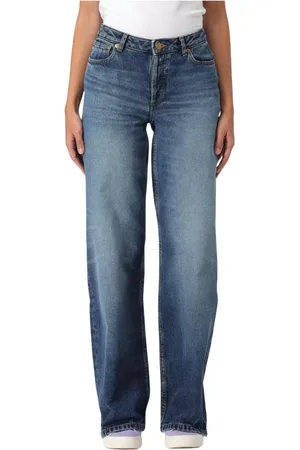 A.P.C. Jeans, Dame, Blå, W27, Bomuld, Klassiske Wide Leg Jeans