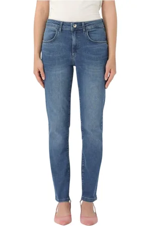 Liu Jo Jeans, Dame, Blå, W29, Denim, Klassisk pasform denim jeans