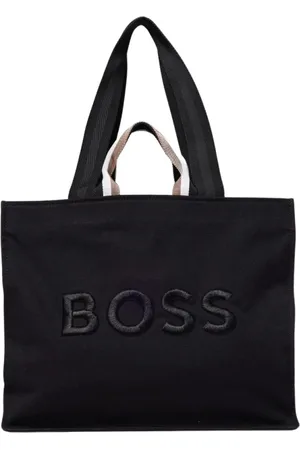 HUGO BOSS Taske, Dame, Sort, ONE SIZE, Uld, Elegant Boss Skulder Tote Taske