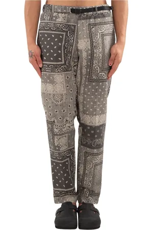 White Sand Bukser, Herre, Grå, 2XL, Bandanna Slim Pants in 199