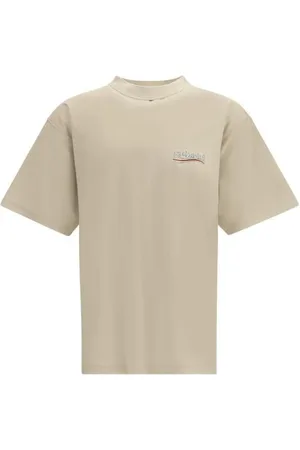 Balenciaga Top, Herre, , M, Bomuld, Vintage Inside-Out Ribbed Crew Neck T-Shirt
