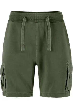 Bomboogie Shorts, Herre, Grøn, M, Bomuld, Jogger bermuda i letvægts fleece