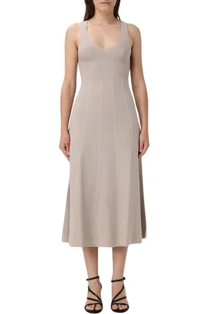 Emporio Armani Kjole, Dame, , L, Strik Midi Kjole