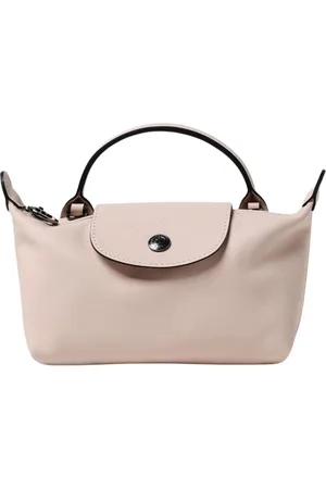 Longchamp Taske, Dame, Lyserød, ONE SIZE, Læder, Mini Lambskin Læder Håndtaske