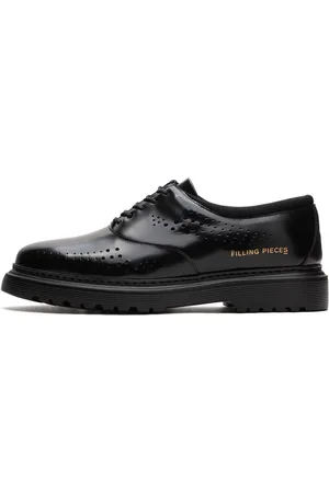 Filling pieces Sko, Herre, Sort, 41 EU, Læder, Gradient Derby Sko Elegant Design