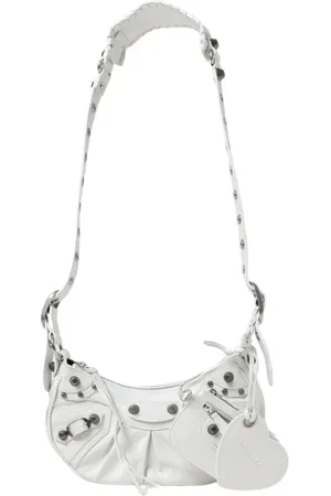 Balenciaga Taske, Dame, Hvid, ONE SIZE, Uld, Hvid Crossbody Taske til Kvinder