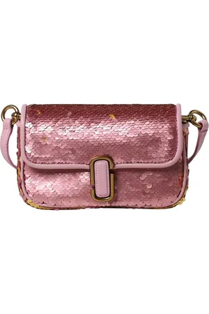 Marc Jacobs Taske, Dame, Lyserød, ONE SIZE, Læder, Farverig Sequin Crossbody Taske