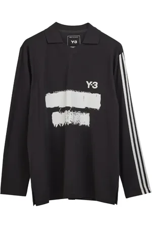 adidas Top, Herre, Sort, S, Grafisk Logo Langærmet Tee
